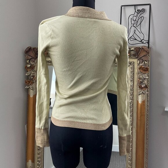 Baum Und Pferdgarten Button-Up Clariette Sweater Long Sleeve Collared Size XS - Picture 5 of 5